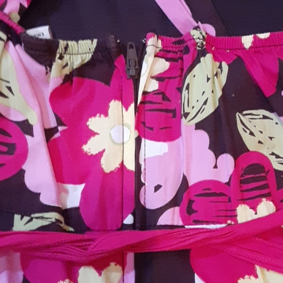 Girls dark floral dress size 16 - Picture 7 of 7